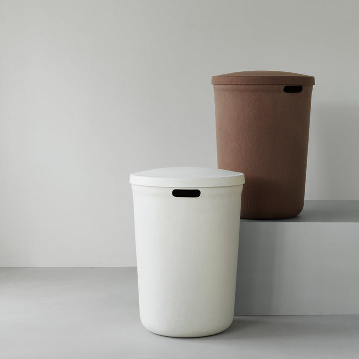 normann copenhagen | hide laundry basket | brown