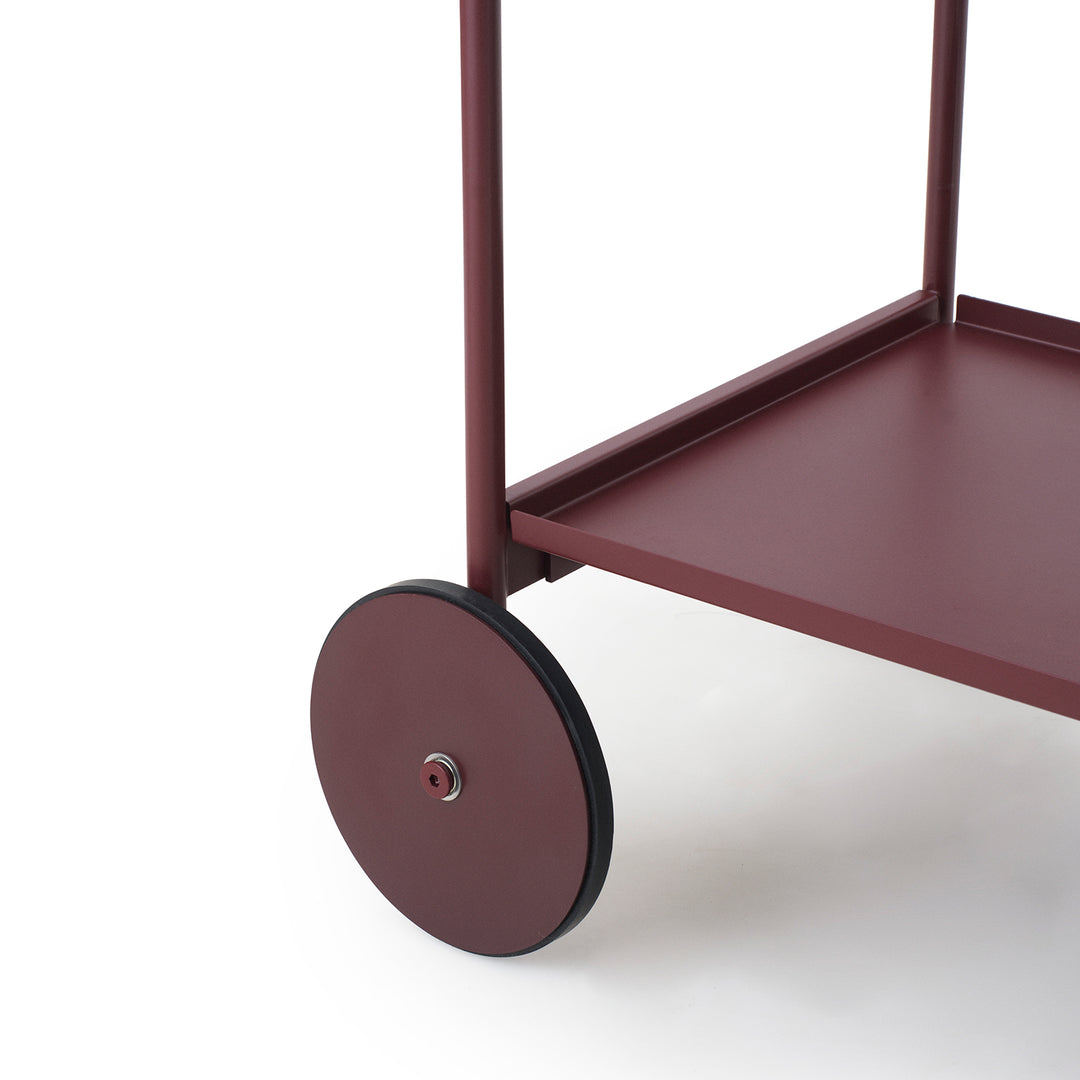 normann copenhagen | rul trolley | burgundy
