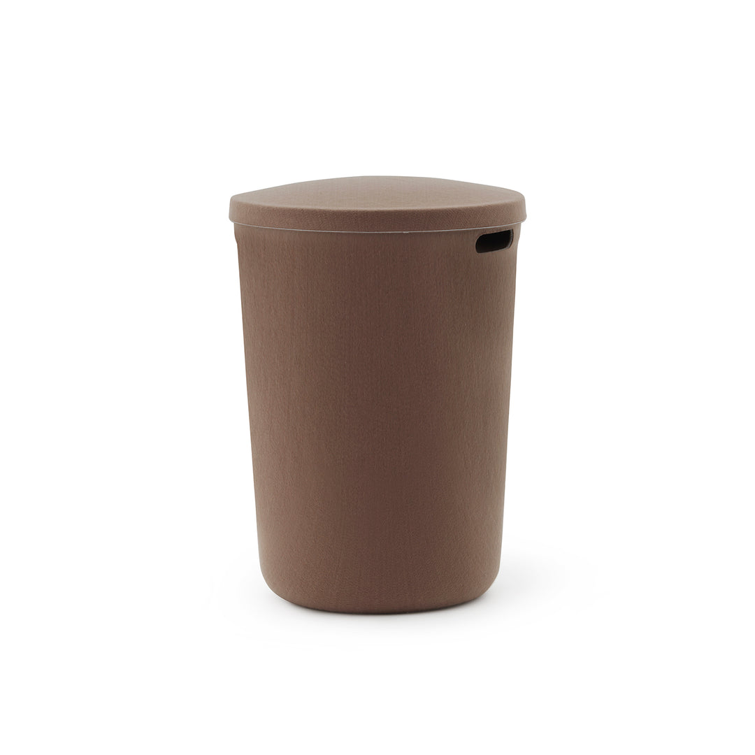 normann copenhagen | hide laundry basket | brown