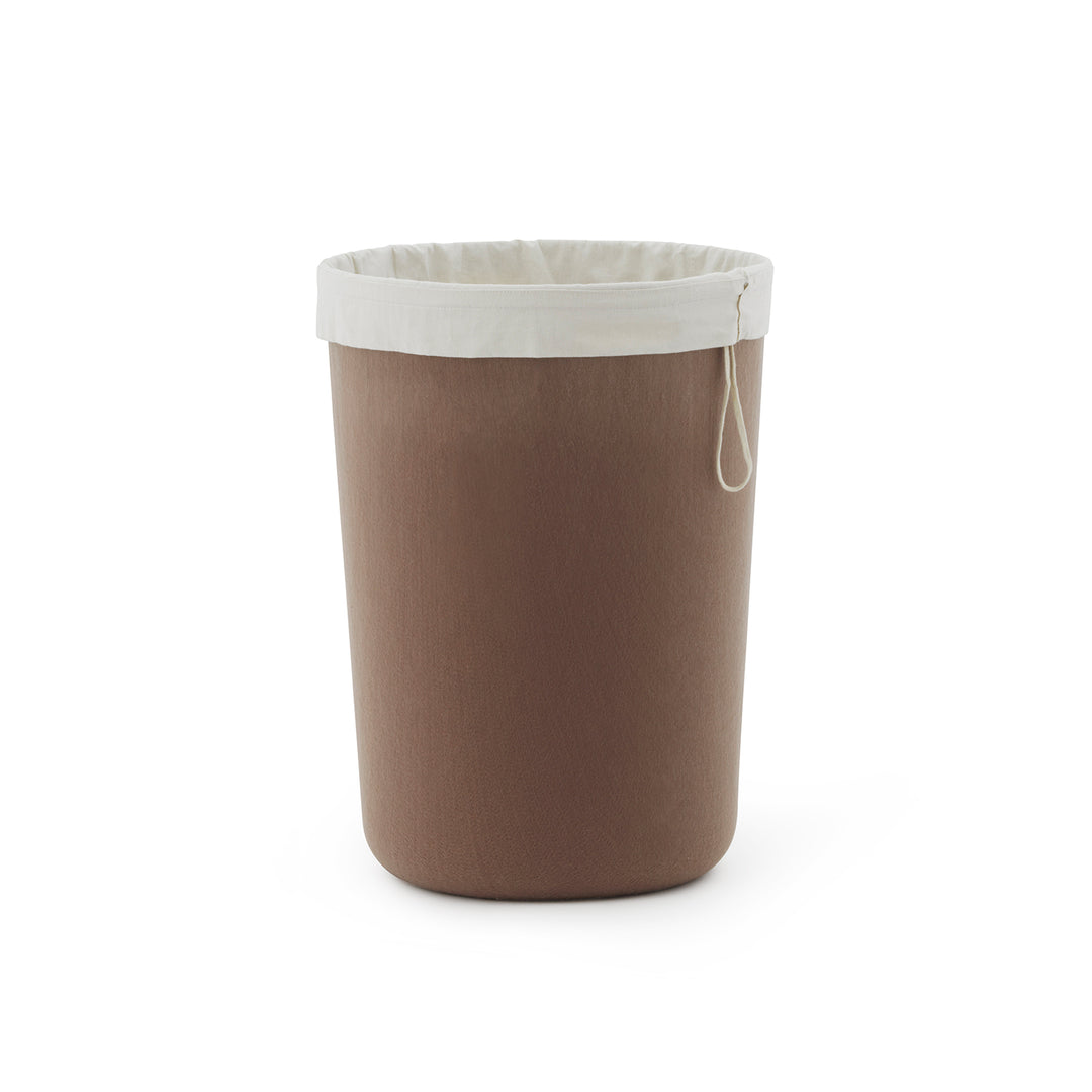 normann copenhagen | hide laundry basket | brown