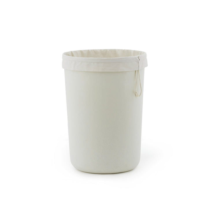 normann copenhagen | hide laundry basket | cotton liner | off white