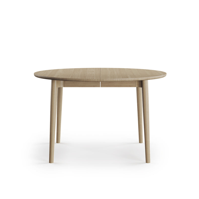 northern | expand dining table | circular 120cm | light oiled oak