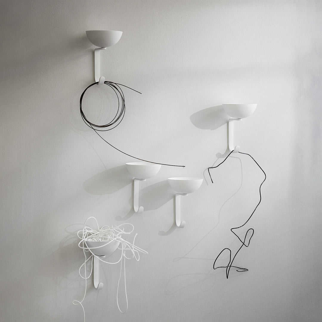 northern | nest wall hook | white matt - LC