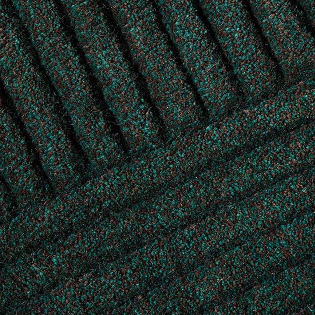 northern | row circular floor rug 270cm | dark green - LC