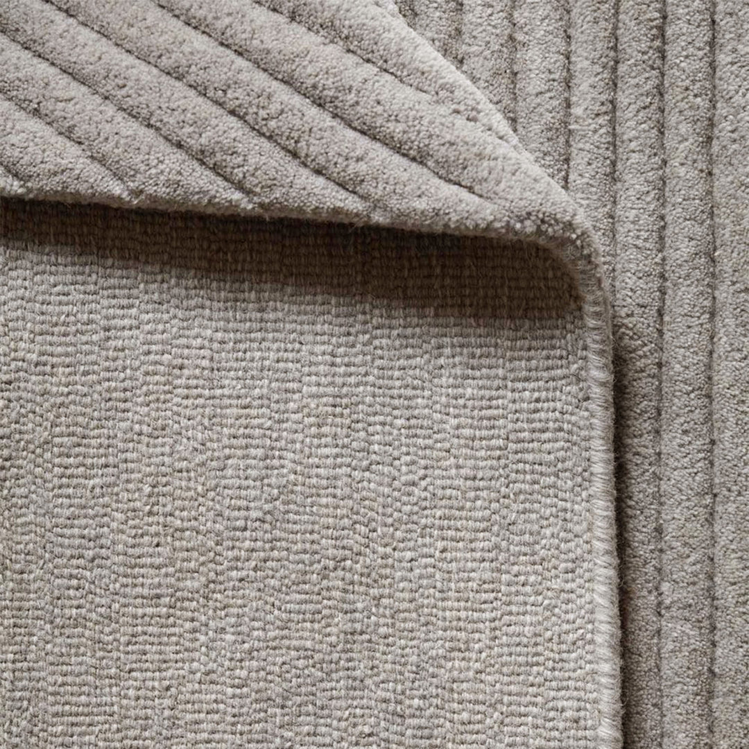 northern | row circular floor rug 270cm | light grey - LC