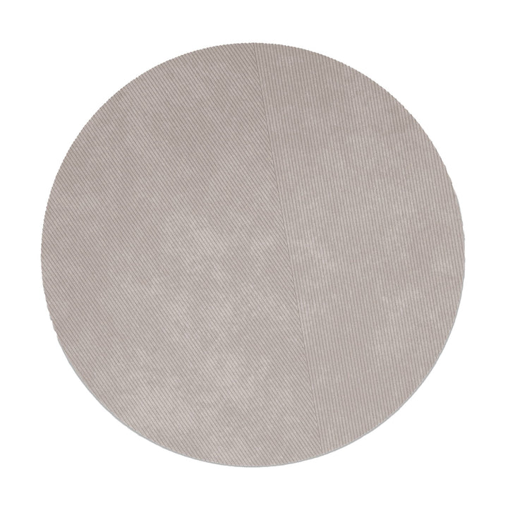 northern | row circular floor rug 270cm | light grey - LC