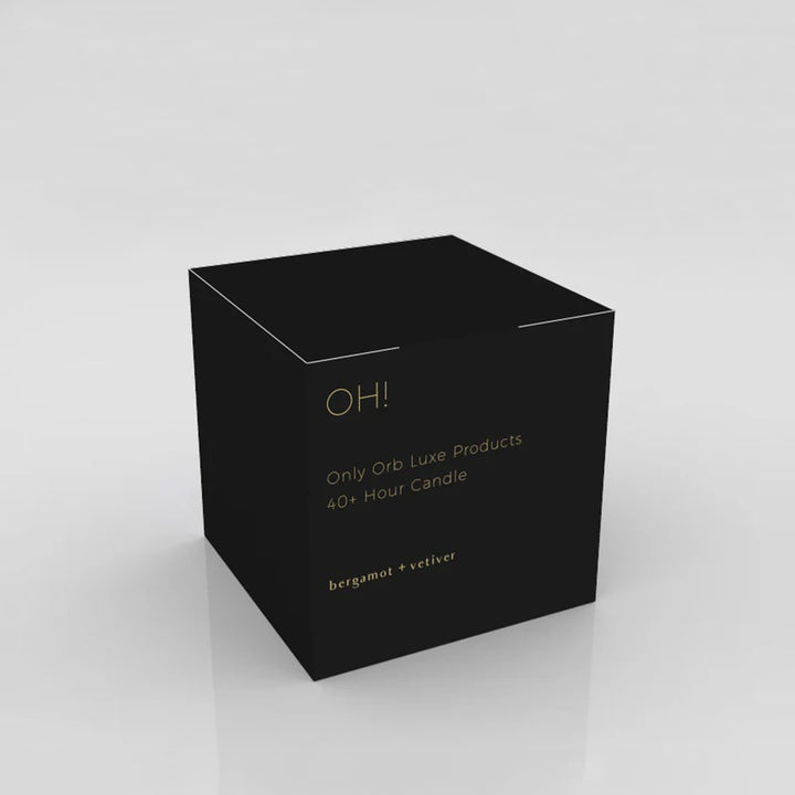 only orb | OH scented candle refill | bergamot + vetiver