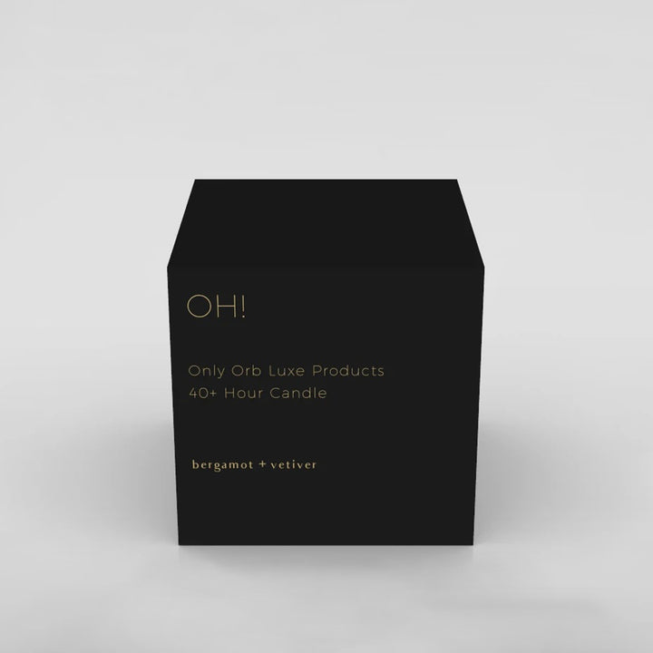 only orb | OH scented candle refill | bergamot + vetiver