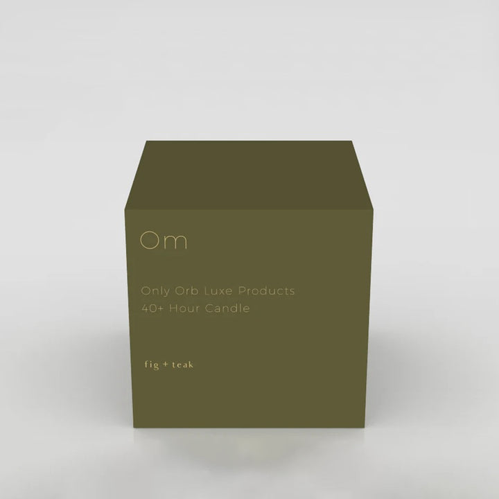 only orb | OM scented candle | fig + teak