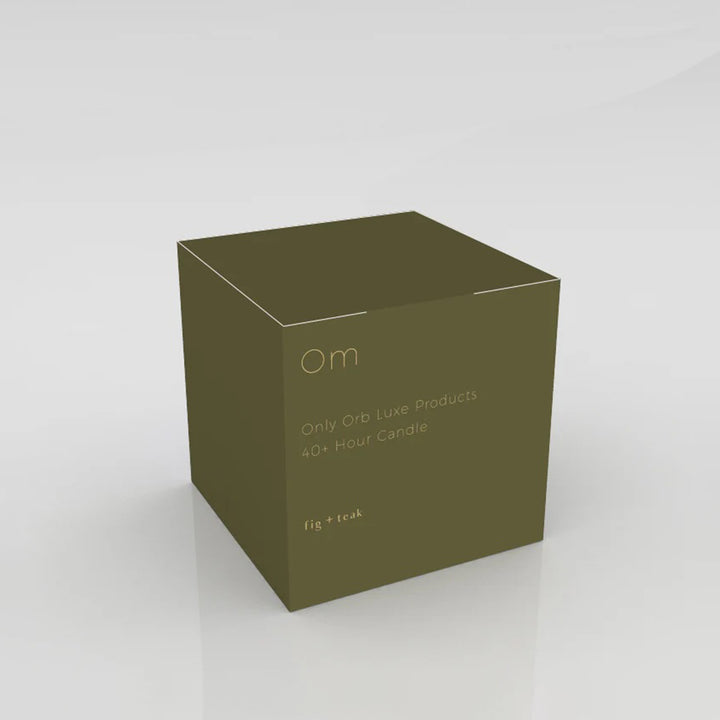 only orb | OM scented candle | fig + teak