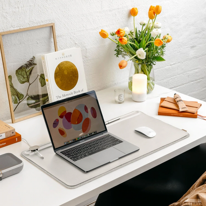 orbitkey | desk mat | stone grey medium - LC