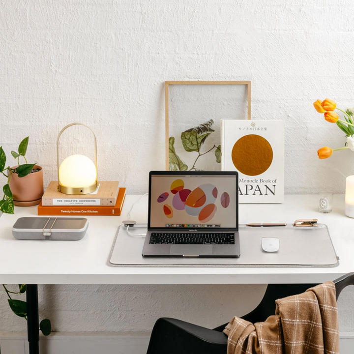 orbitkey | desk mat | stone grey large - LC