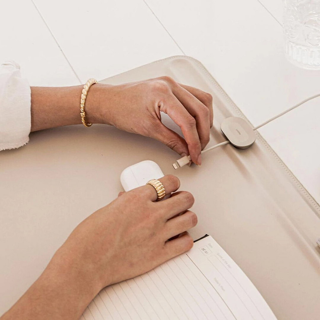 orbitkey | desk mat | stone grey large - LC