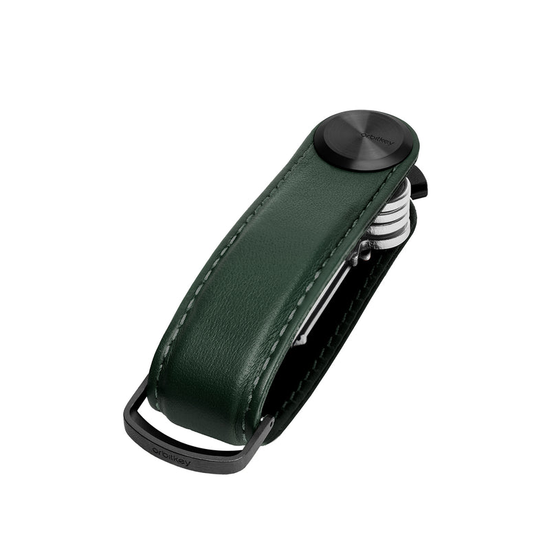 orbitkey | key organiser leather pro | evergreen