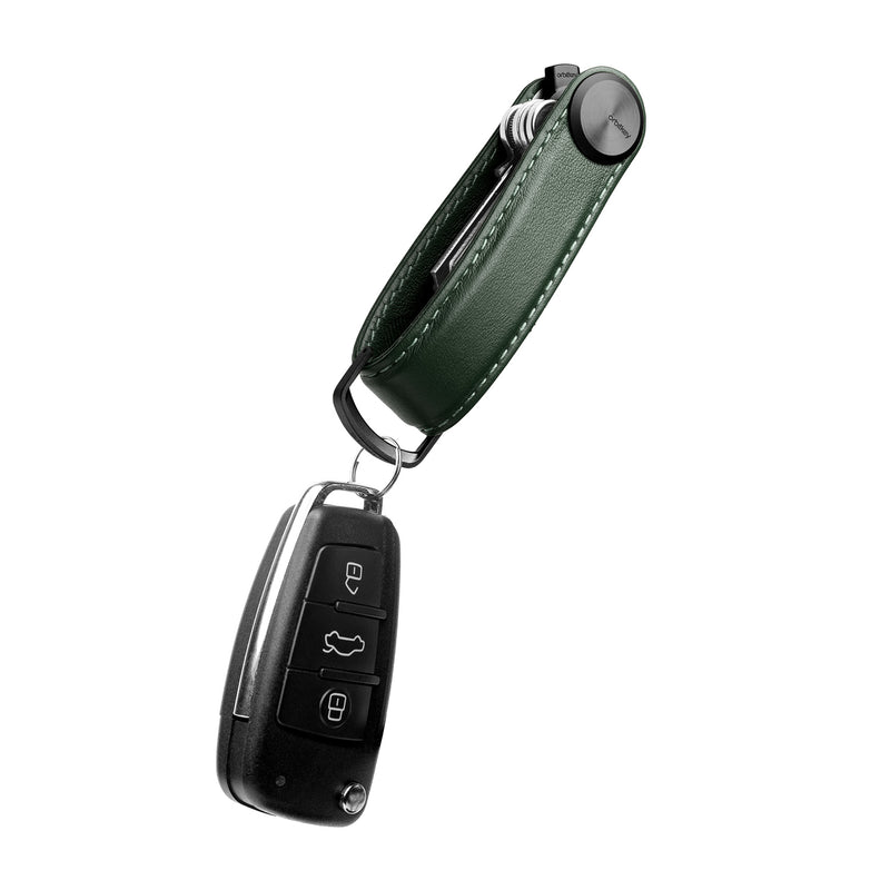 orbitkey | key organiser leather pro | evergreen
