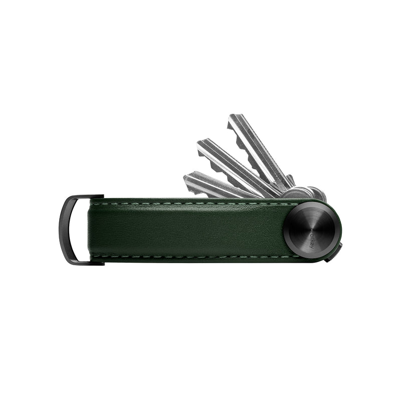 orbitkey | key organiser leather pro | evergreen