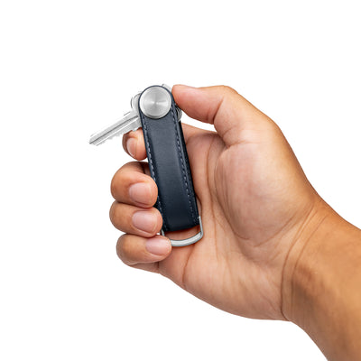 orbitkey | key organiser leather pro | sapphire