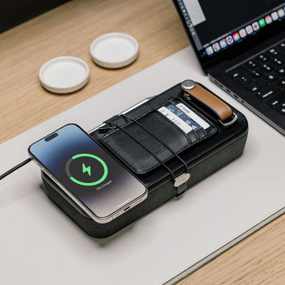 orbitkey | nest organiser + charger v2 | black