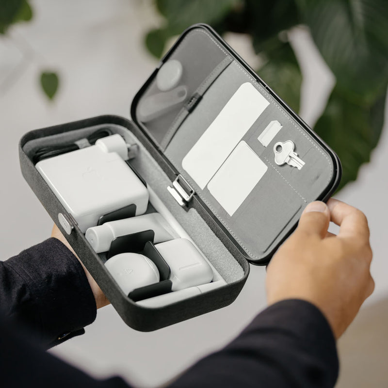 orbitkey | nest organiser + charger v2 | black