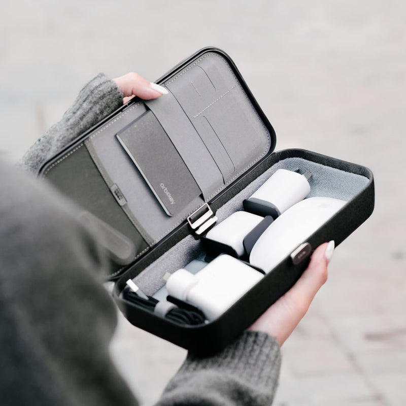 orbitkey | nest organiser + charger v2 | black