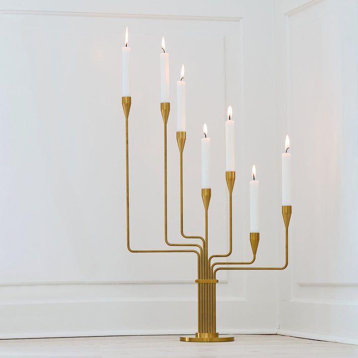 piet hein | great bear candelabra | brass 63cm