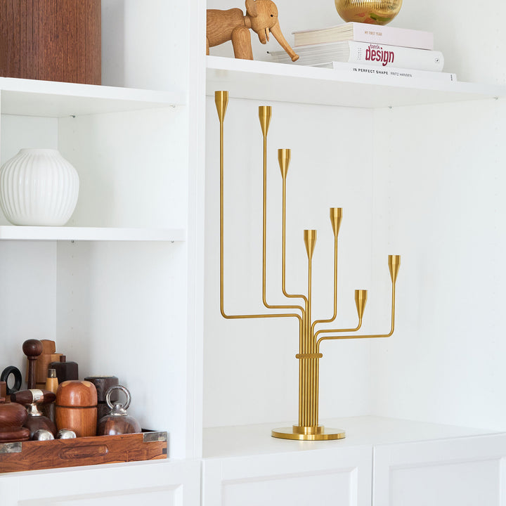 piet hein | great bear candelabra | brass 63cm