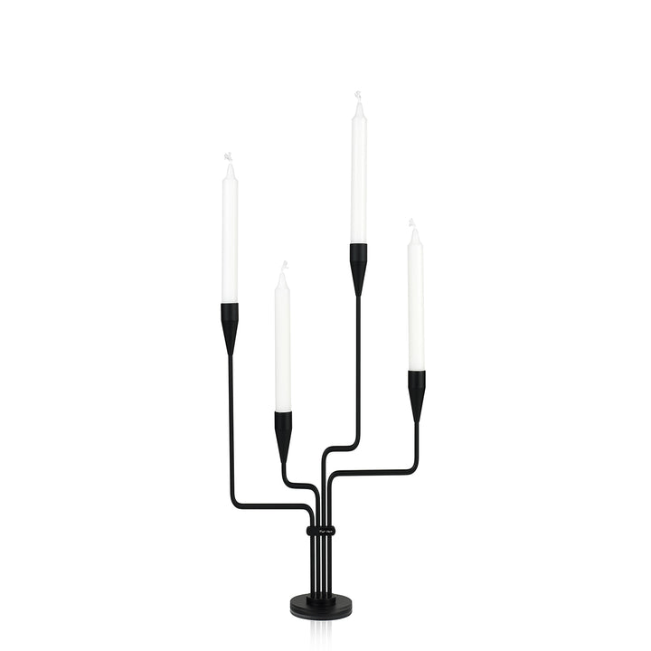 piet hein | southern cross candelabra | black 38cm
