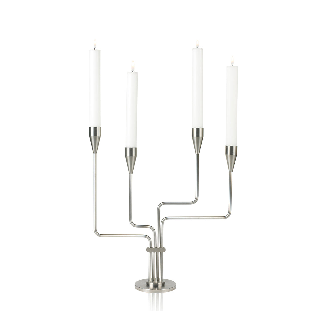 piet hein | southern cross candelabra | stainless steel 38cm
