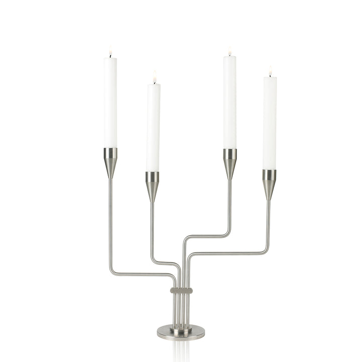 piet hein | southern cross candelabra | stainless steel 38cm