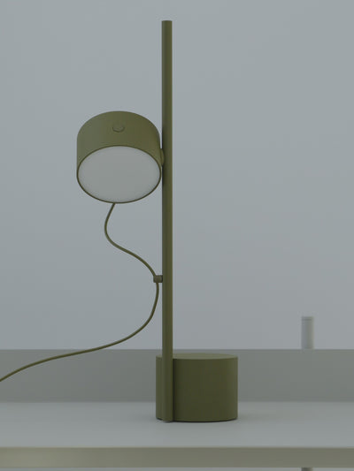 muuto | post table lamp | brown green