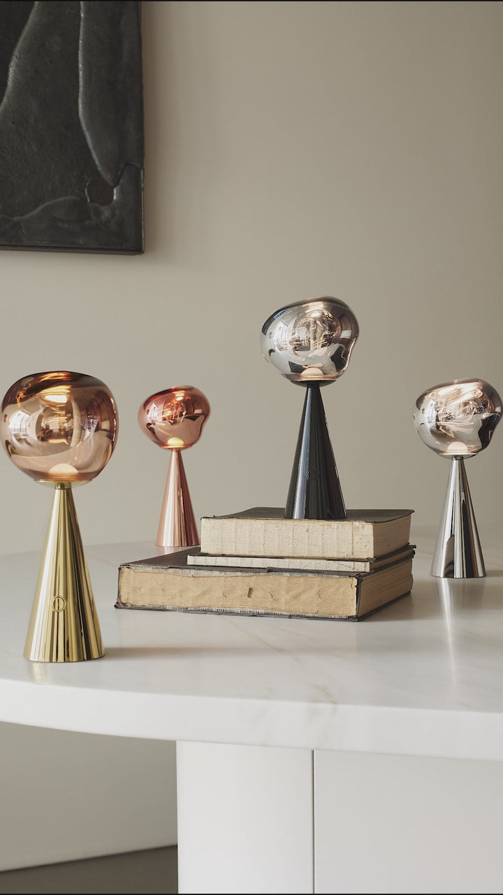 tom dixon | melt cone portable lamp | black