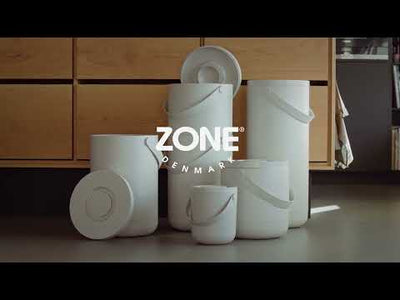 zone denmark | circular waste bin | warm grey 35 litre