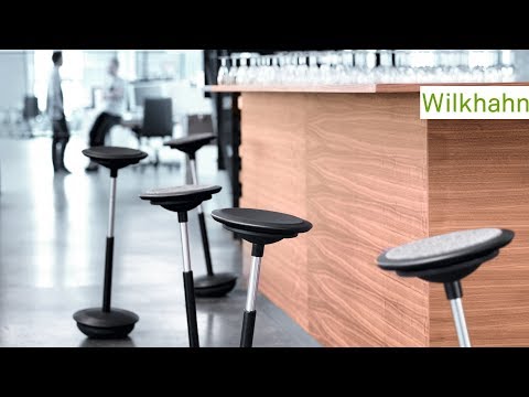 wilkhahn | stitz 201/01 sitting + standing stool | cork seat