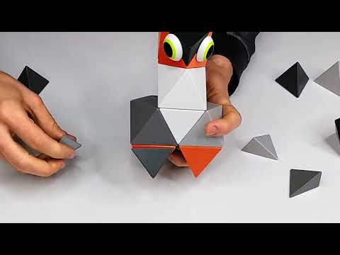 trido | magnetic art blocks | greyscale large - LC