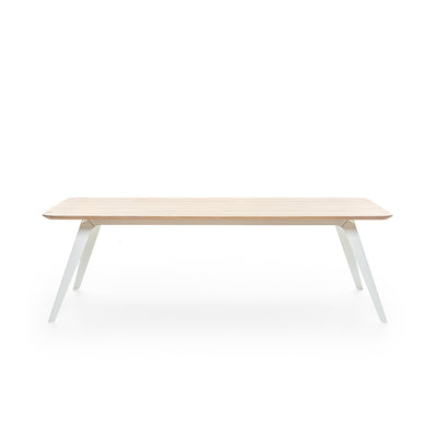 puik | fold table | solid oak + white base 200cm - LC