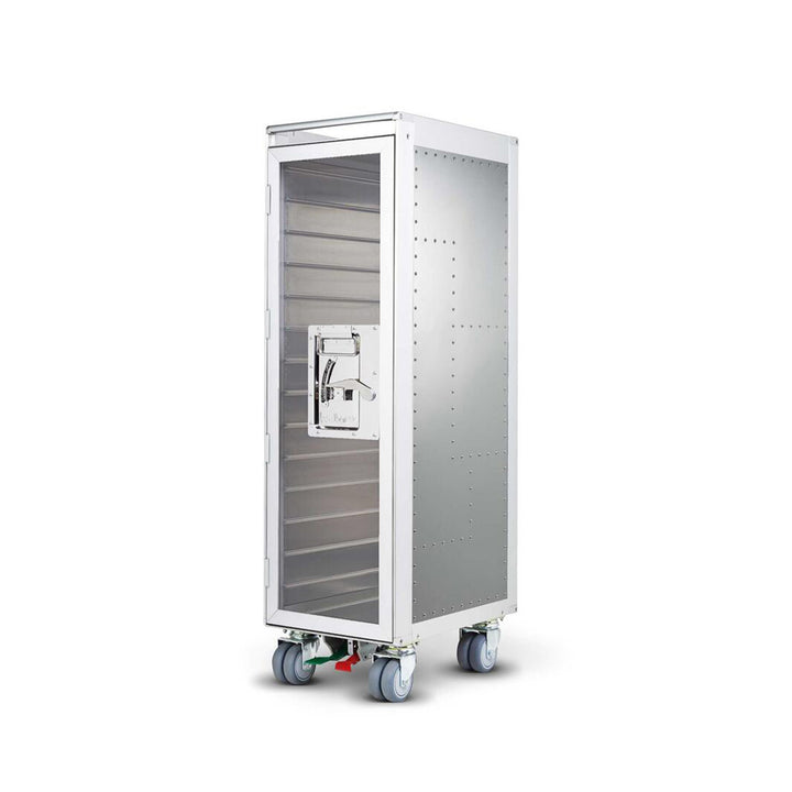 bordbar | rivet rocker trolley | OUTER TROLLEY ONLY -  aluminium with transparent