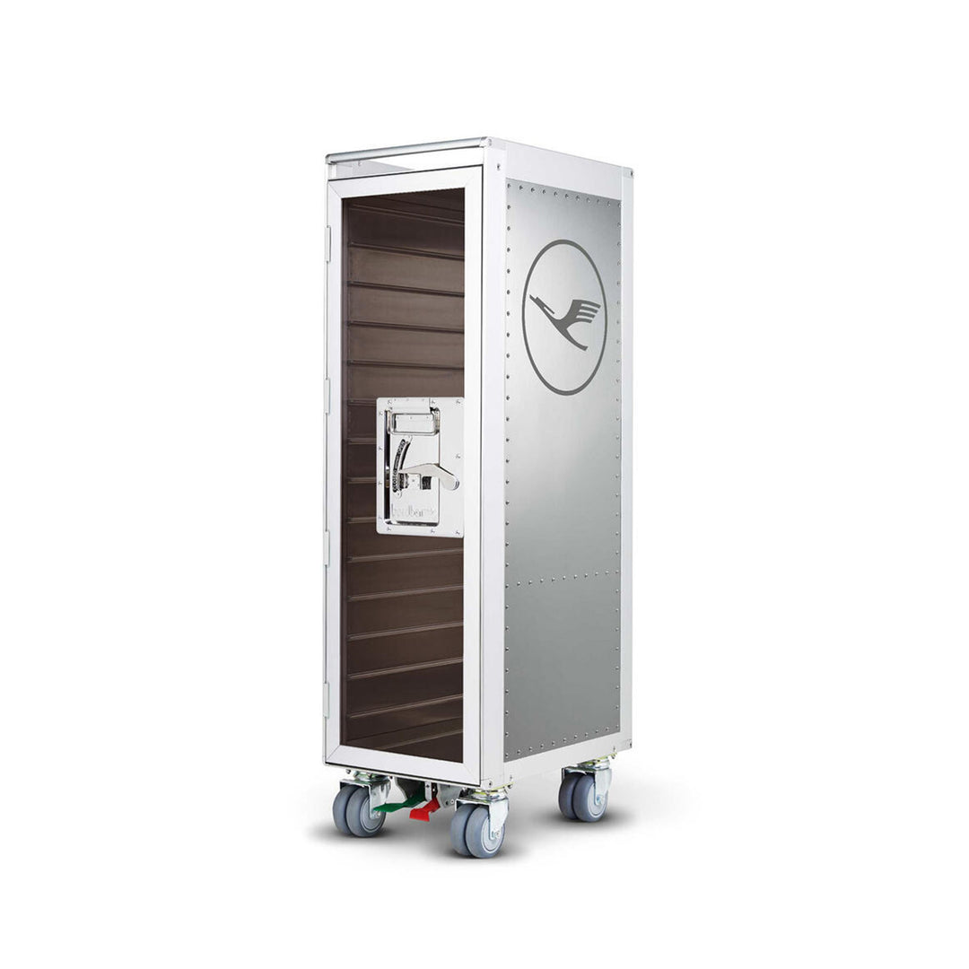 bordbar | rivet rocker trolley | OUTER TROLLEY ONLY -  aluminium with transparent smoke