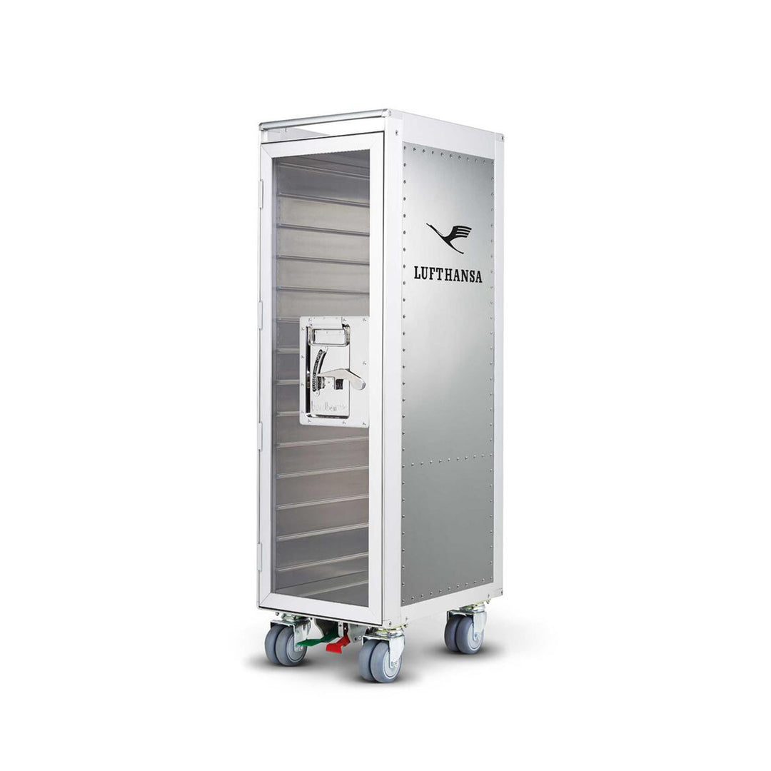 bordbar | rivet rocker trolley | OUTER TROLLEY ONLY -  aluminium with transparent