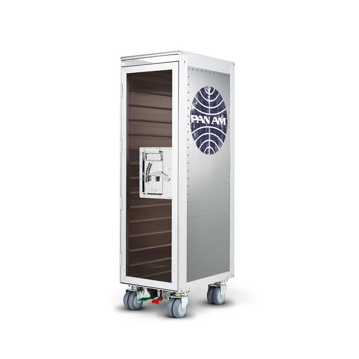 bordbar | rivet rocker trolley | OUTER TROLLEY ONLY -  aluminium with transparent smoke