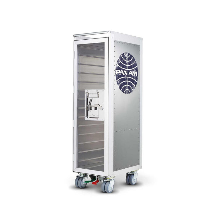 bordbar | rivet rocker trolley | OUTER TROLLEY ONLY -  aluminium with transparent