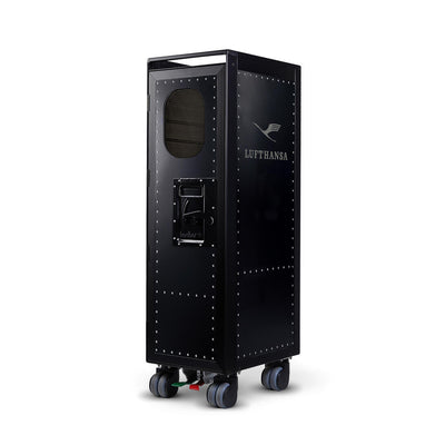 bordbar | rivet rocker trolley | OUTER TROLLEY ONLY -  black with window