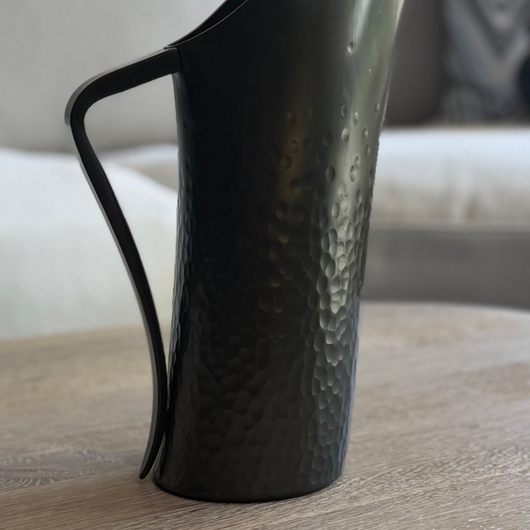 fink | water jug | 10 year anniversary charcoal hand hammered - limited edition