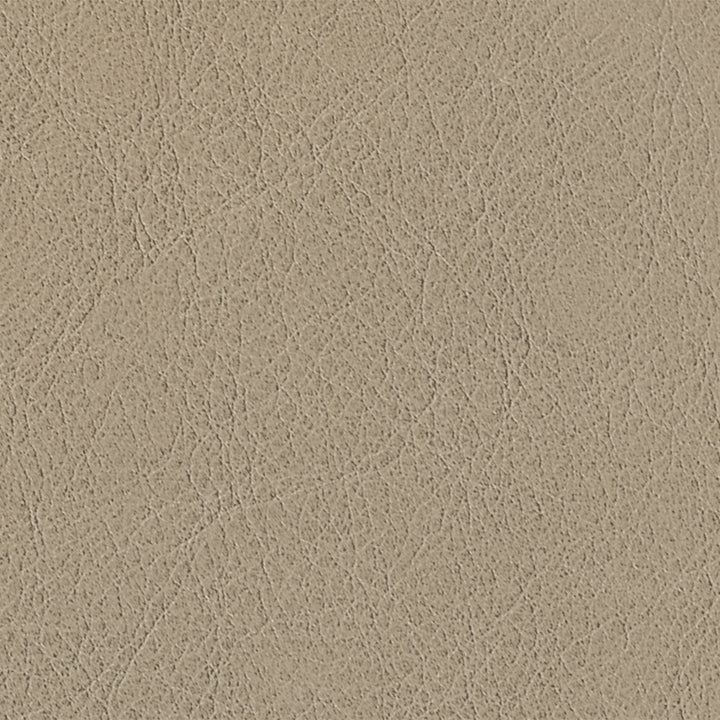 rolf benz | 383 footstool | leather beige grey 42.402 + umbra grey frame