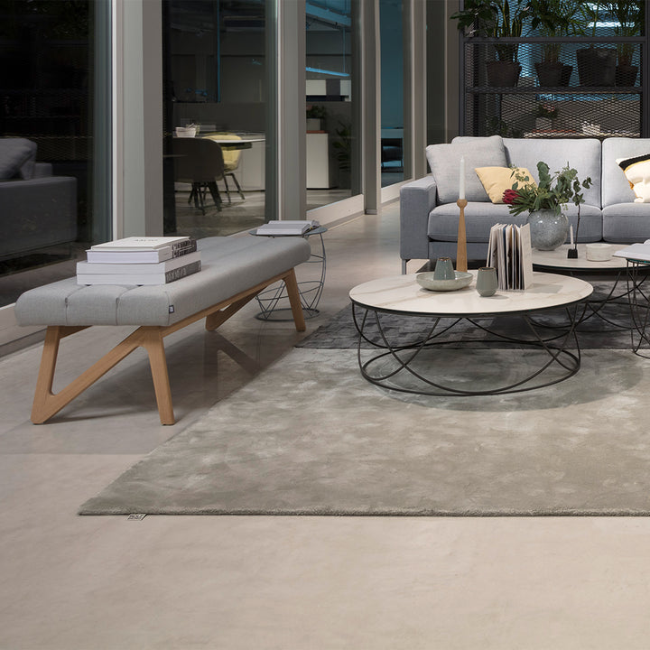 rolf benz | tela rug 170x240cm | mid grey 432