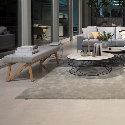 rolf benz | tela rug 200x300cm | mid grey 432