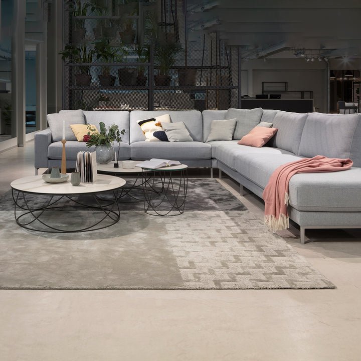 rolf benz | tela rug 170x240cm | mid grey 432