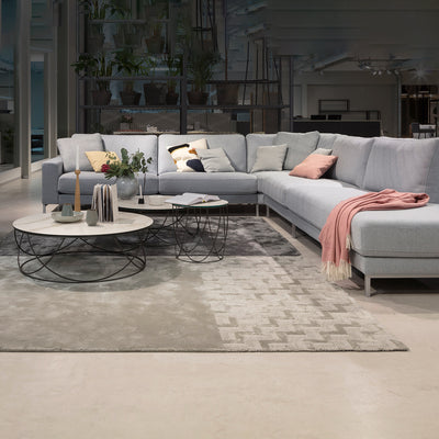 rolf benz | tela rug 200x300cm | mid grey 432