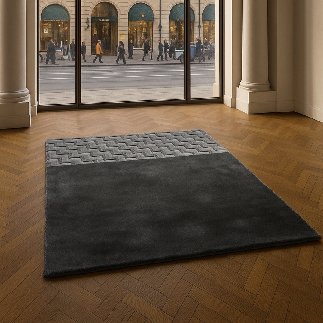 rolf benz | tela rug 170x240cm | mid grey 432