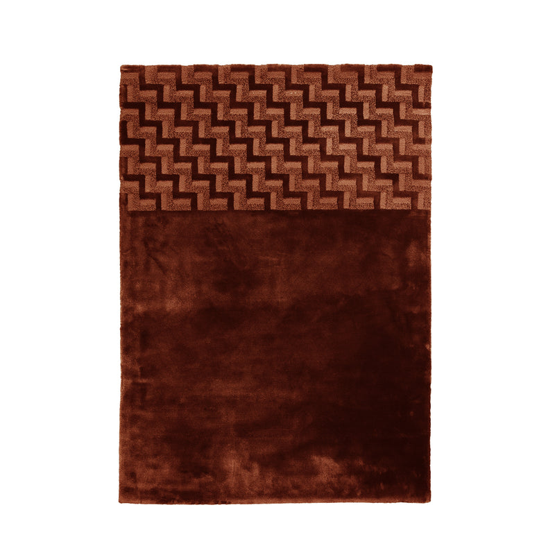 rolf benz | tela rug 170x240cm | red brown 452