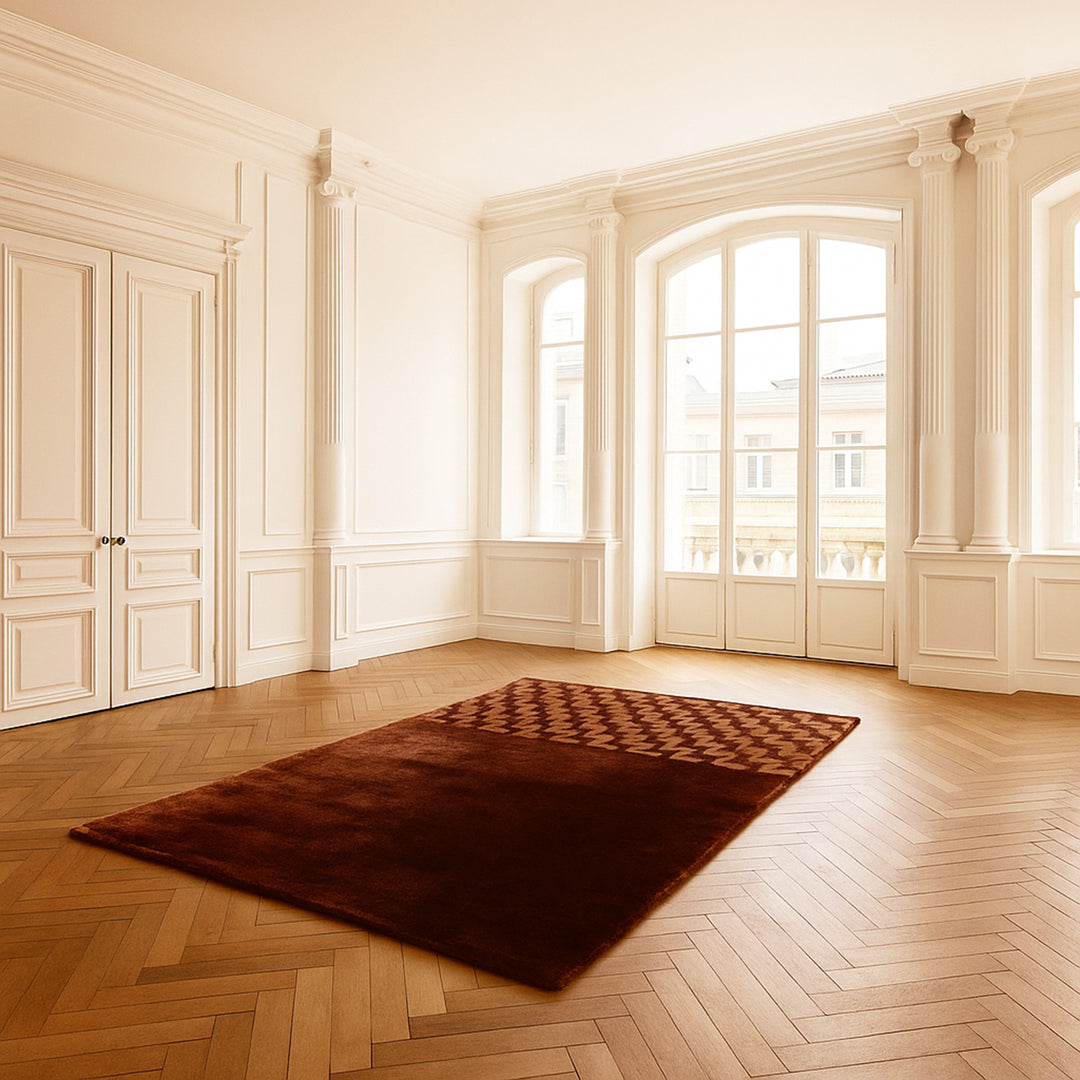 rolf benz | tela rug 170x240cm | red brown 452